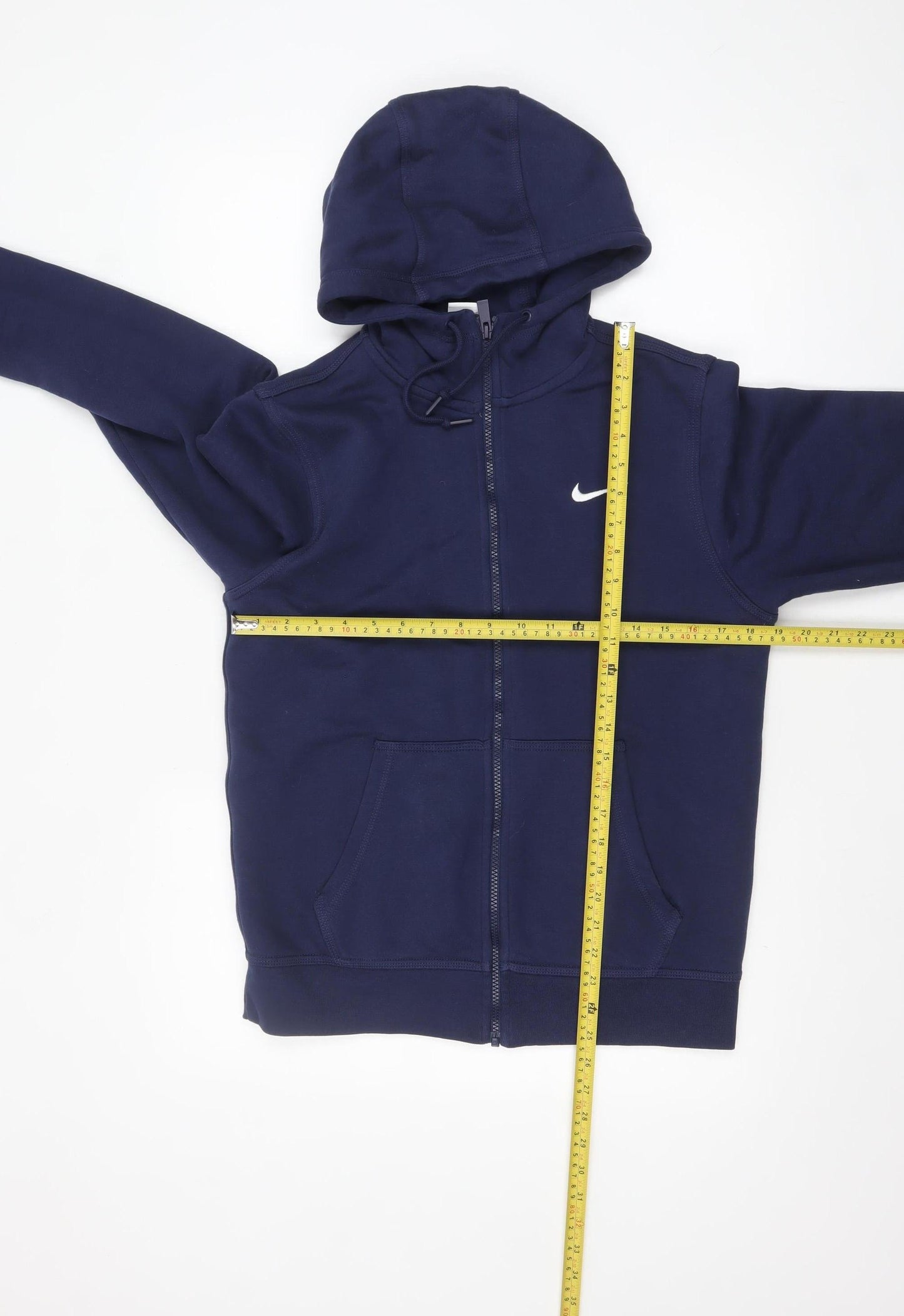 Nike Men's Blue Full Zip Hoodie Small Regular Fit Sportswear