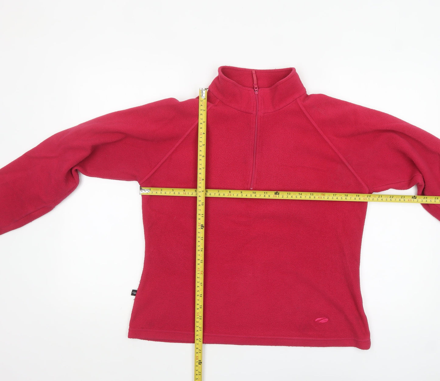 Mountainlife Womens Red Fleece Pullover Sweatshirt Size 12