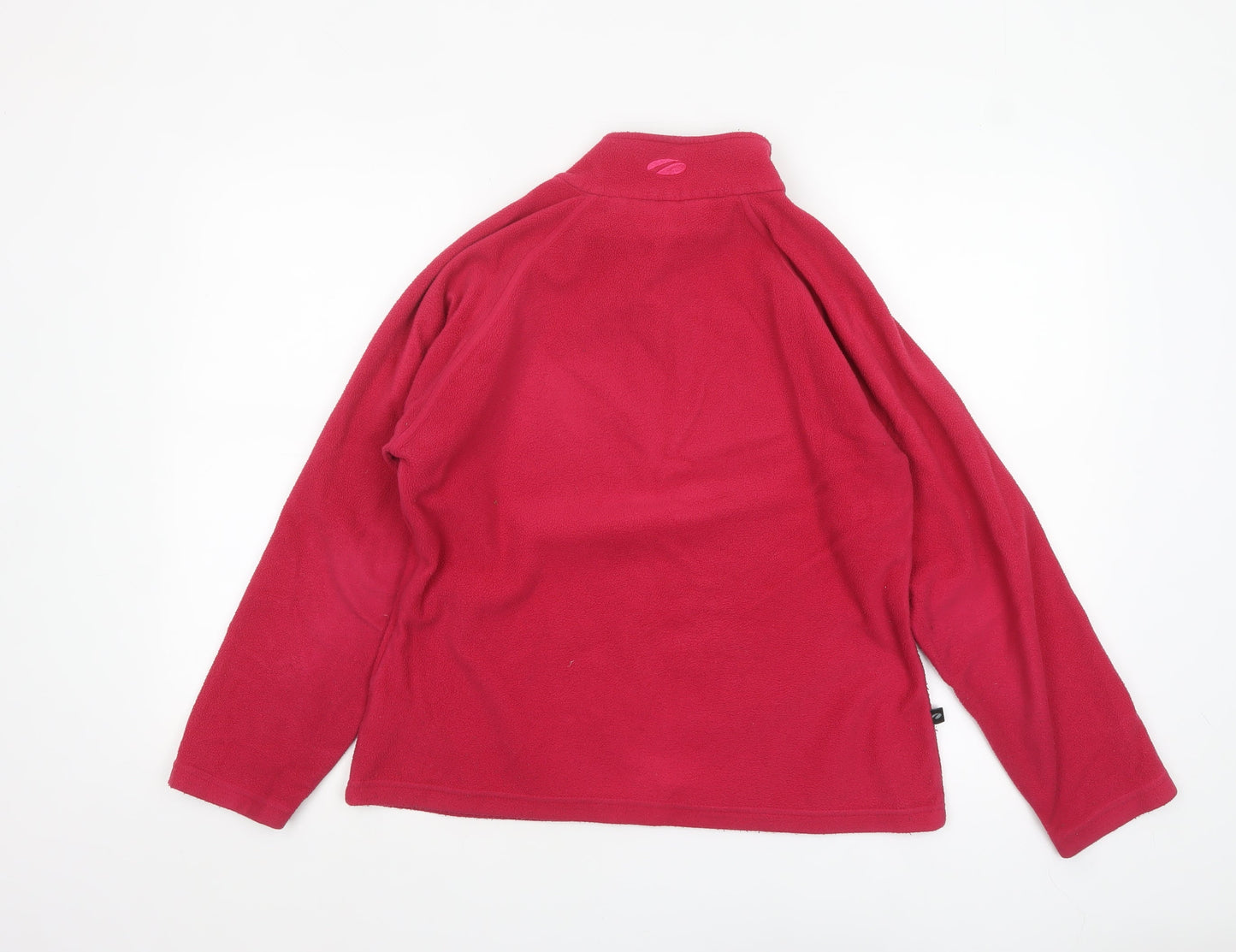 Mountainlife Womens Red Fleece Pullover Sweatshirt Size 12