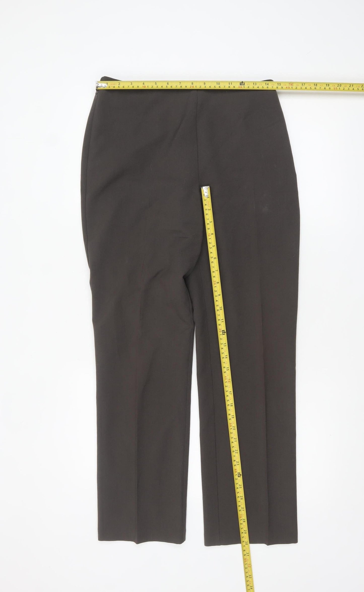 Marks and Spencer Women’s Brown Size 10 Straight Trousers