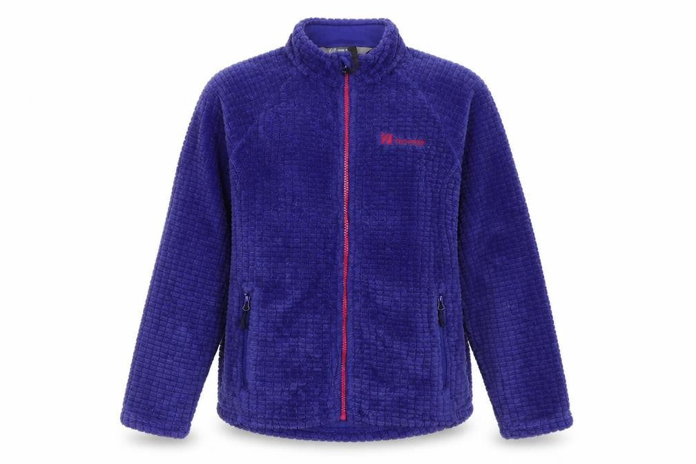 The Edge Girls Blue Fleece Full Zip Jacket 11-12 Years Warm Softshell Outdoor