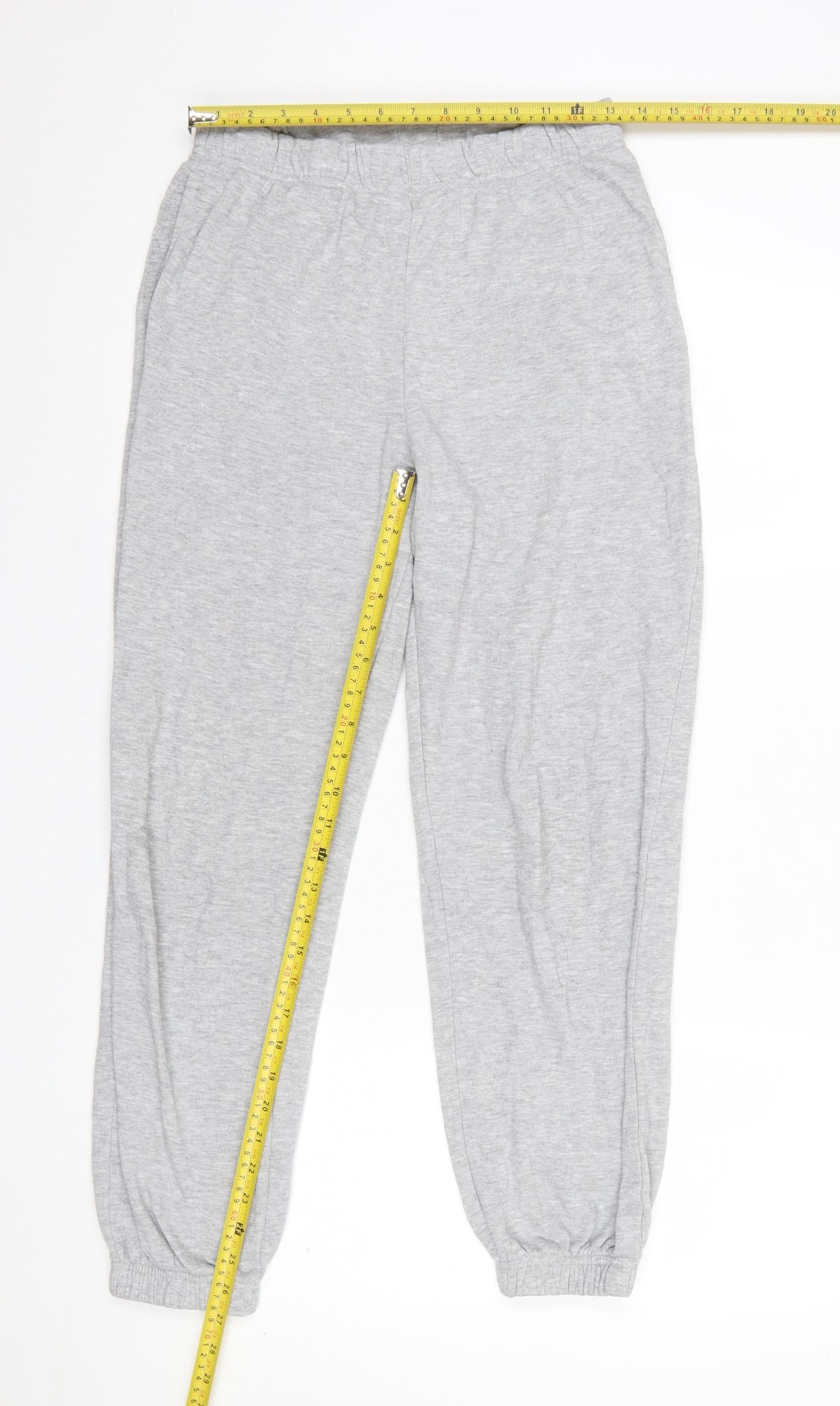 H&M Divided Women’s Grey Jogger Sweatpants Size S Cotton Blend