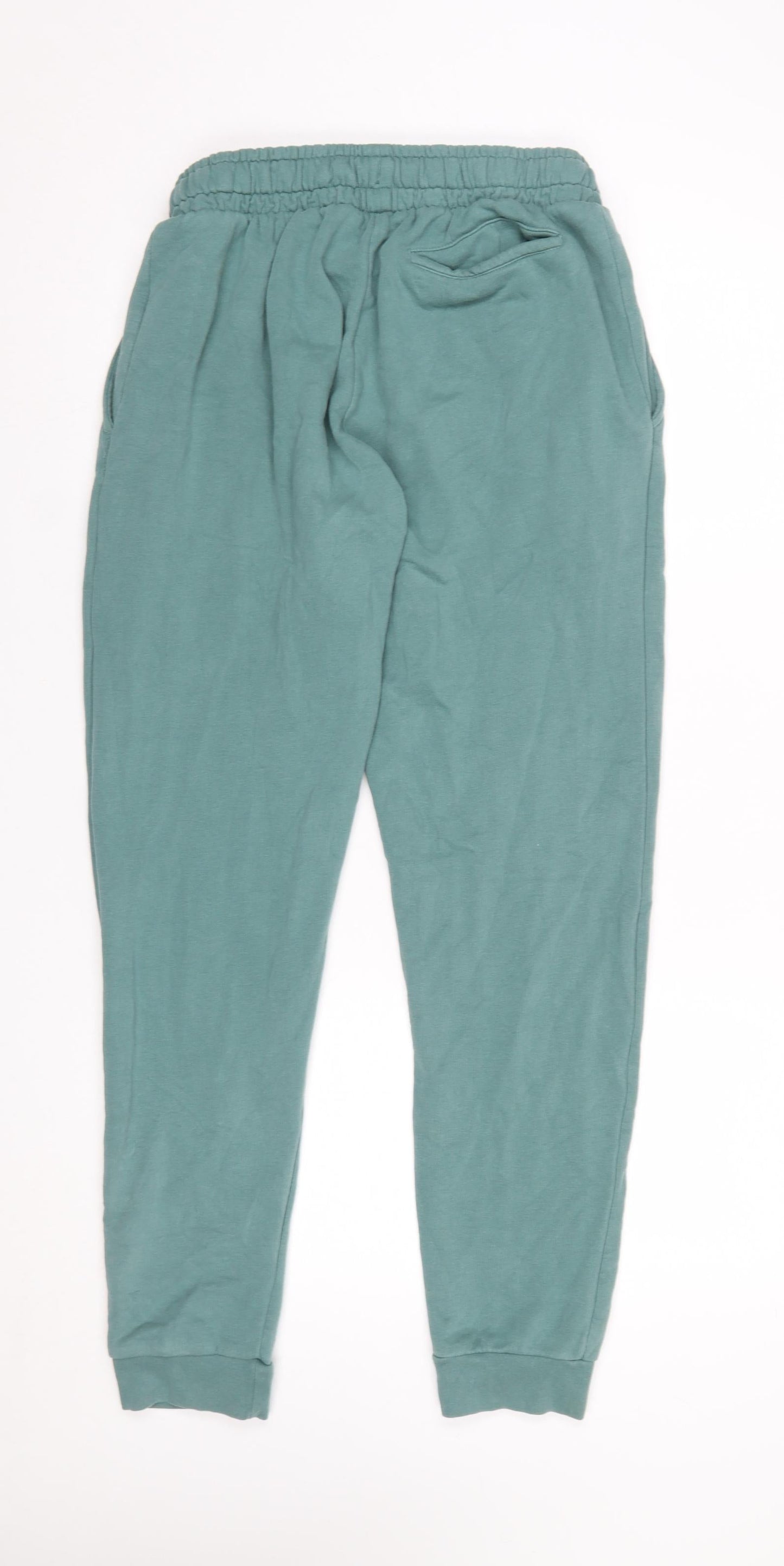 Folk Men's Green Cotton Blend Jogger Trousers Size L