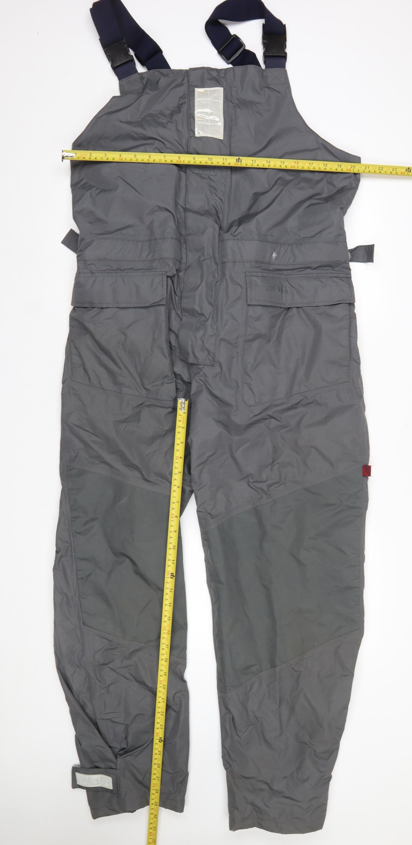 Pro Rainer Men's Grey XL Waterproof Insulated Snow Pants