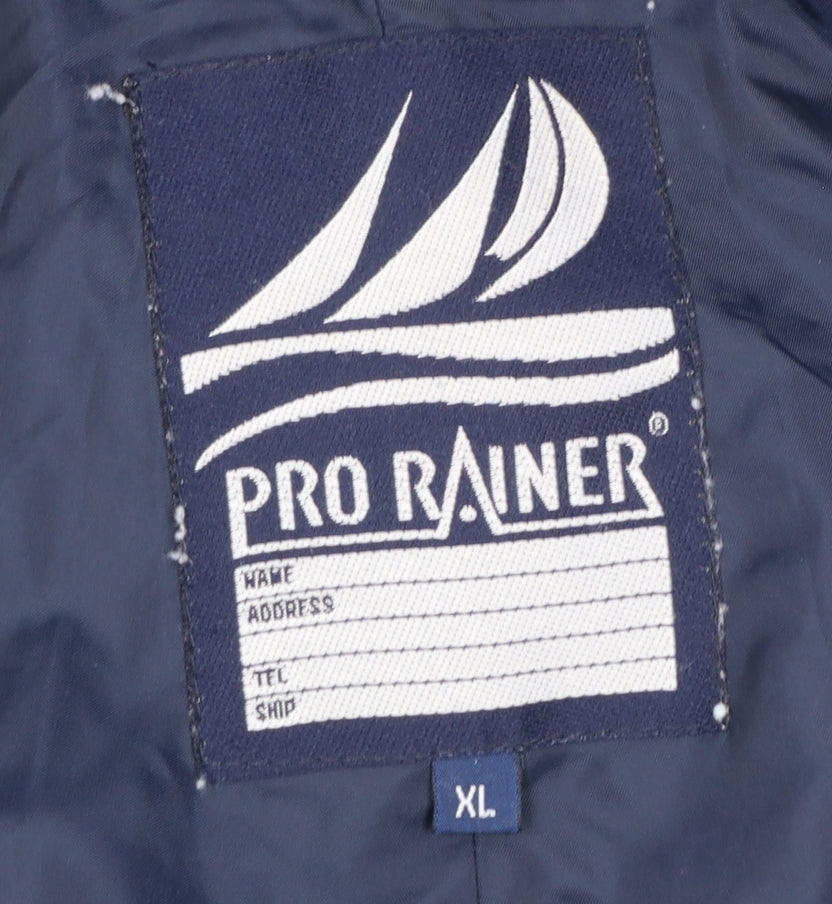 Pro Rainer Men's Grey XL Waterproof Insulated Snow Pants