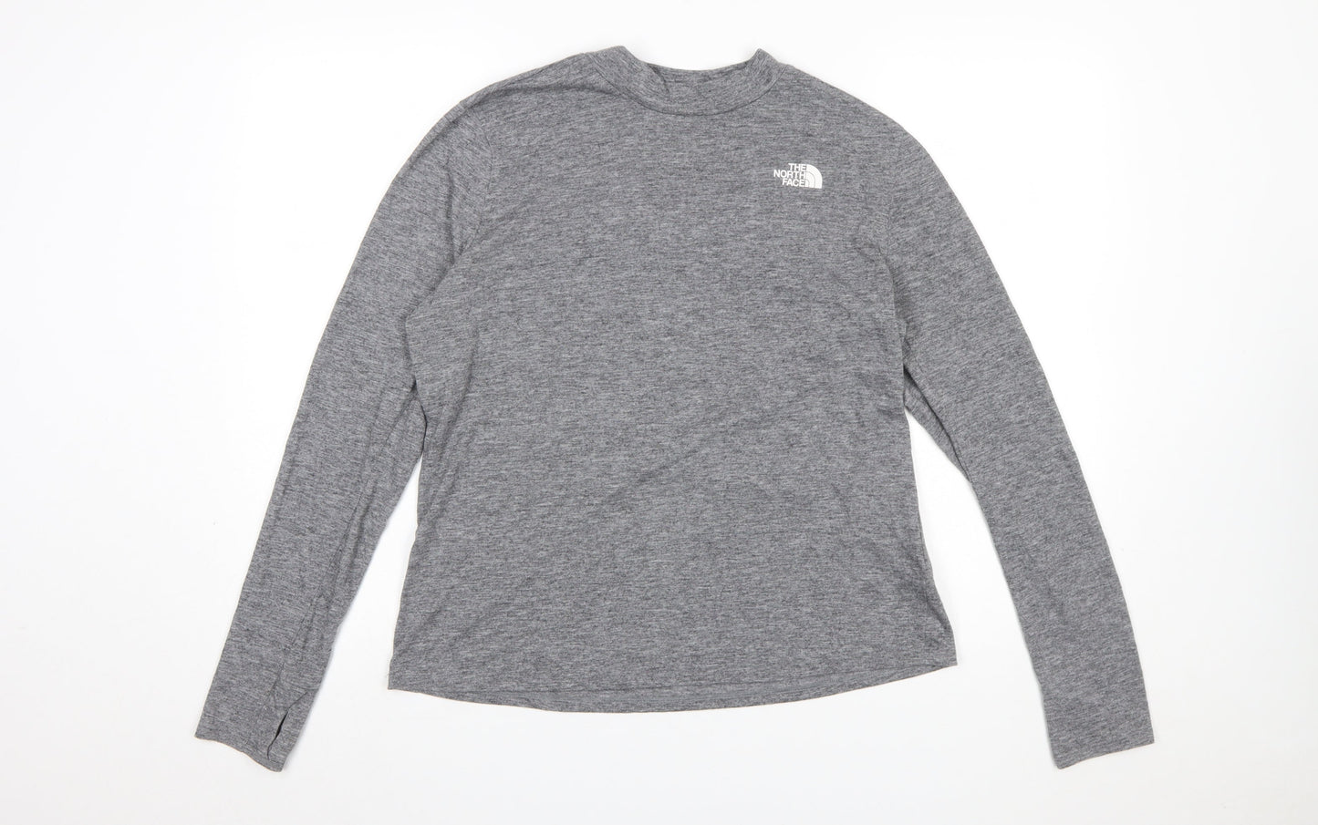 The North Face Womens Grey XL Long Sleeve Active T-Shirt
