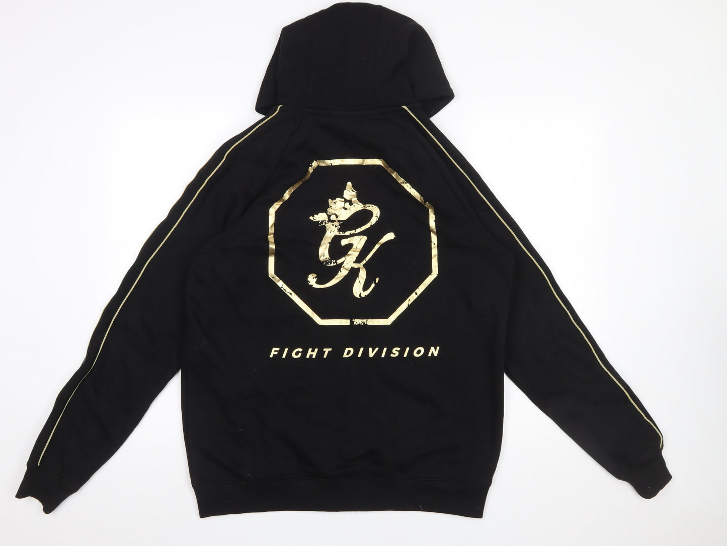 Gym King Men's Black Full Zip Hoodie Size L Sportswear