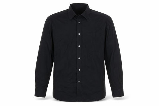 Marks & Spencer Men’s Black Regular Fit Long Sleeve Easy Care Shirt 16.5in