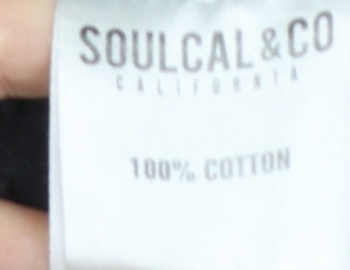 SoulCal & Co Women's Black XL Jogger Sweatpants with California Logo