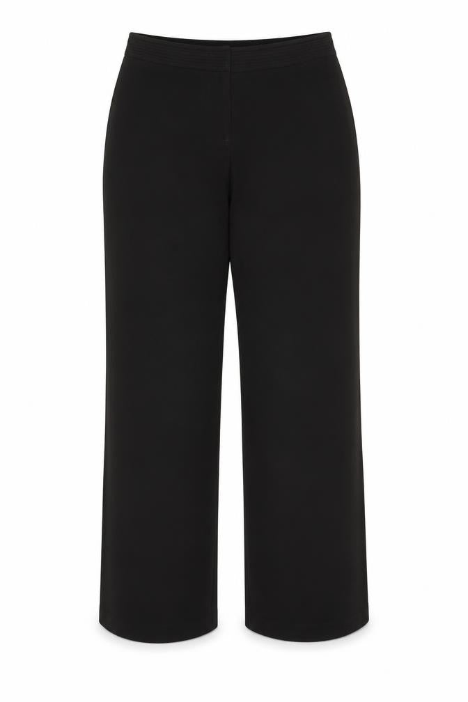 Bonmarché Women’s Black Size 12 Straight Leg Trousers