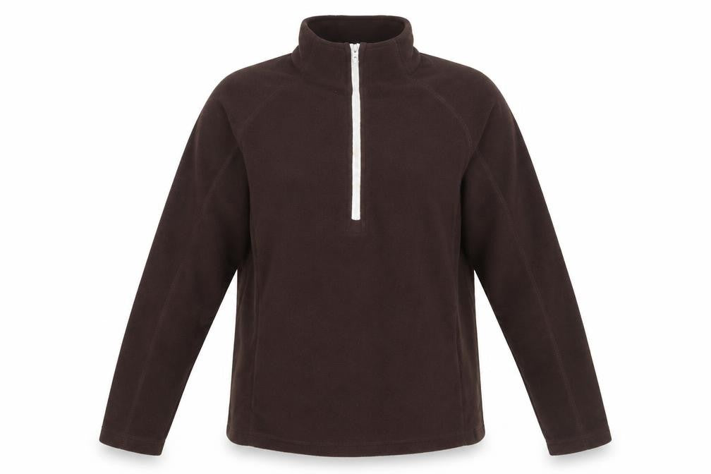 Sunice Women's Brown Fleece 1/2 Zip Pullover Sweatshirt Medium