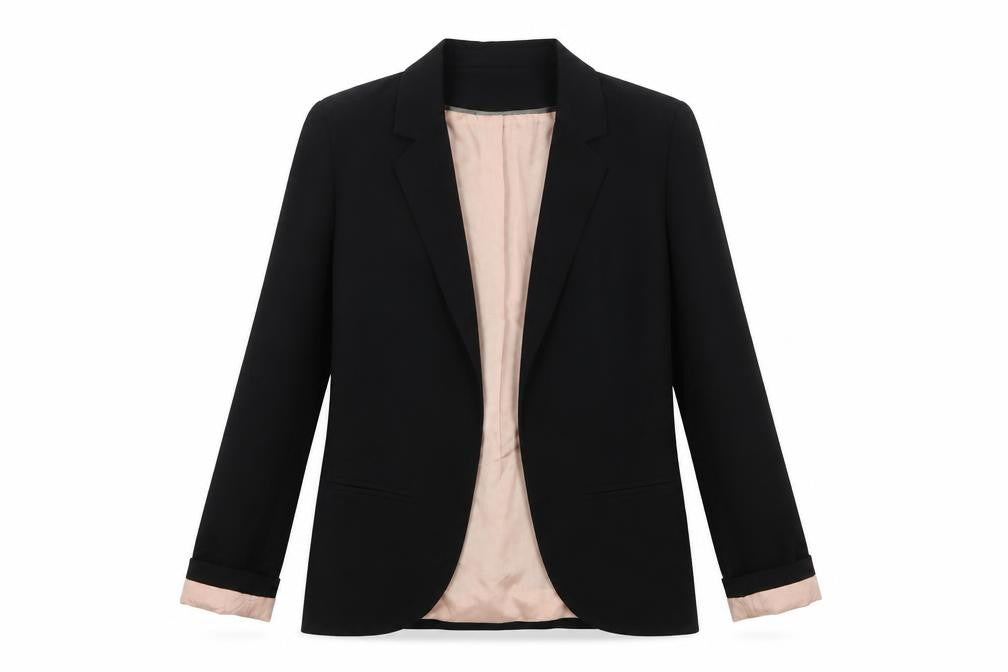 Topshop Women Black Size 10 Classic Blazer Jacket Lined