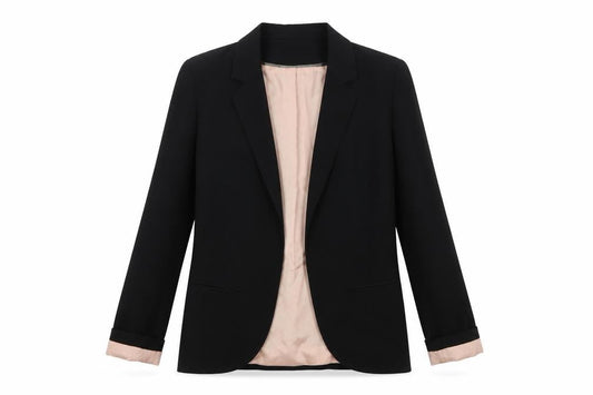 Topshop Women Black Size 10 Classic Blazer Jacket Lined