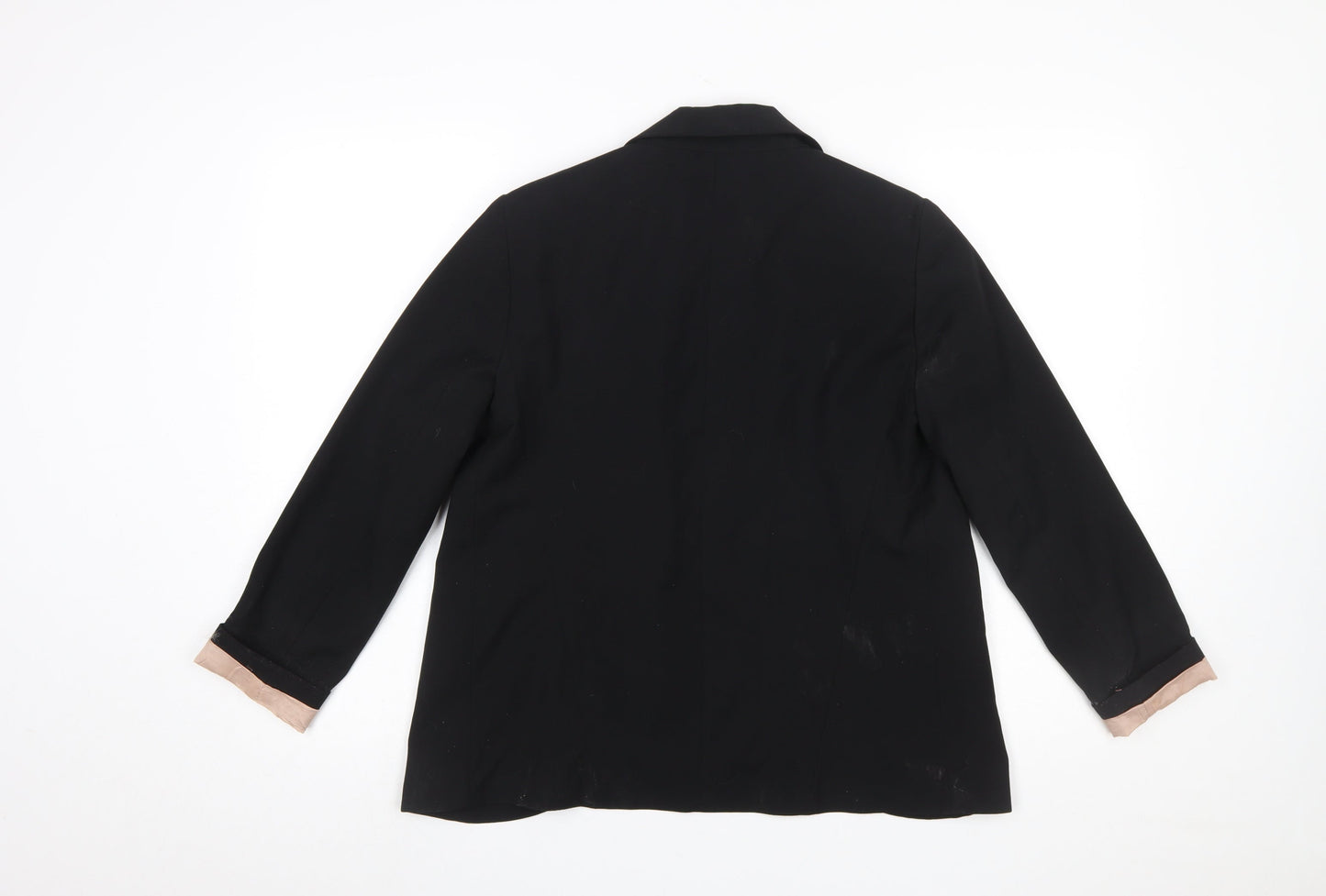 Topshop Women Black Size 10 Classic Blazer Jacket Lined