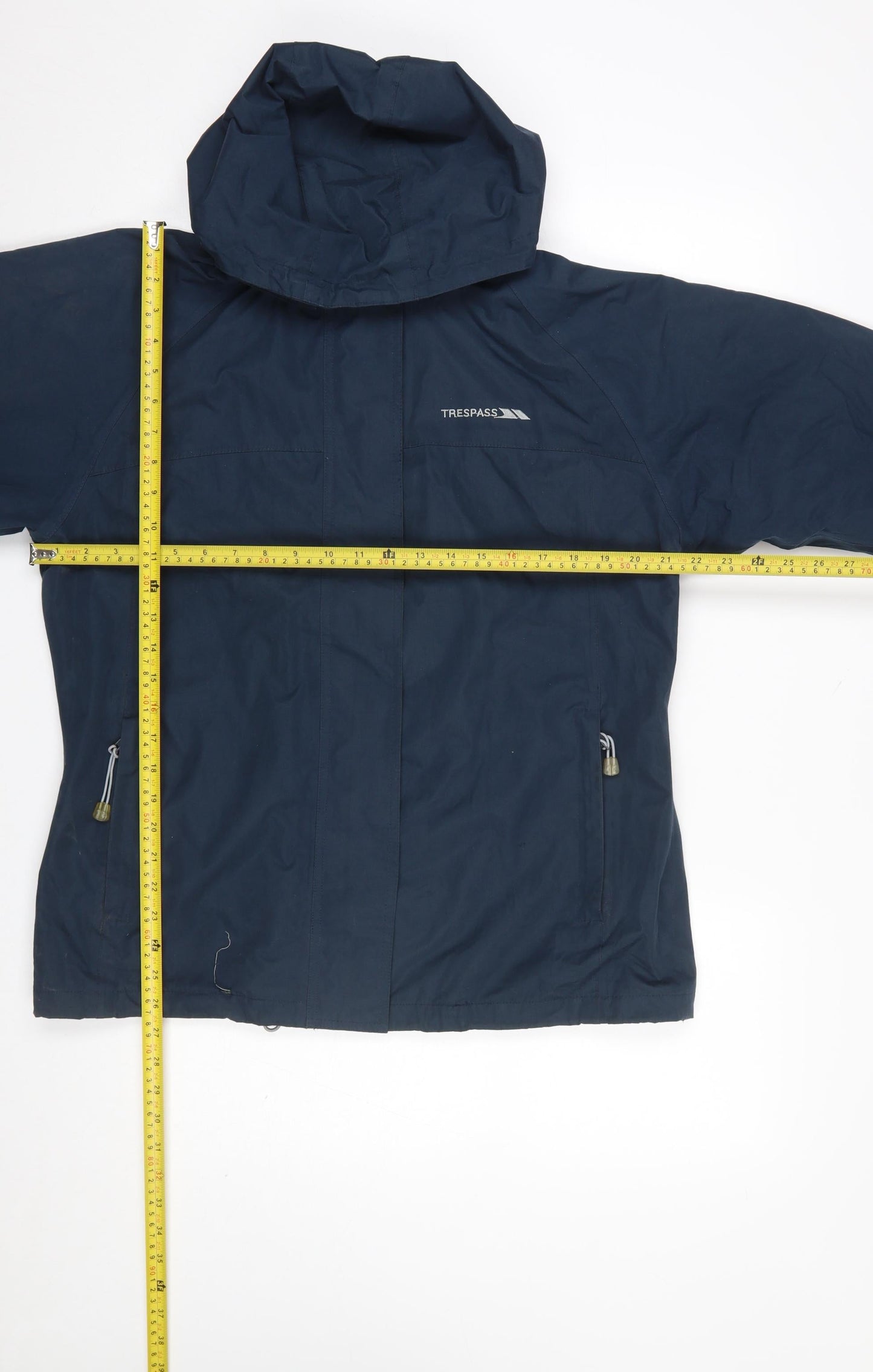 Trespass Womens Blue Waterproof Hooded Rain Jacket L