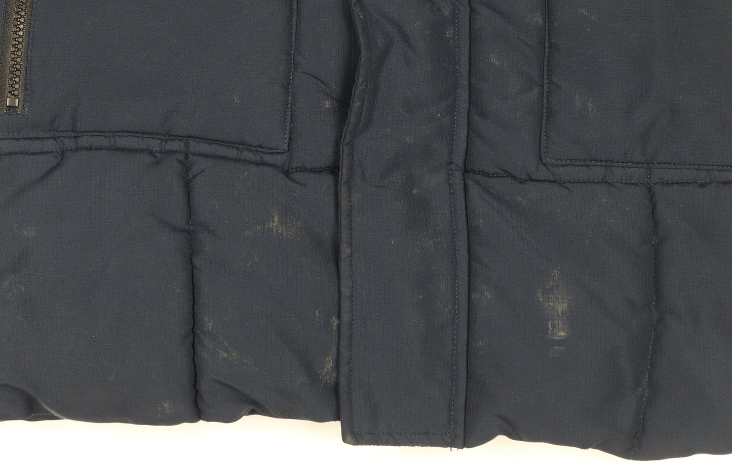 Marks and Spencer Boys Blue Hooded Puffer Jacket 14-15 Years Polyester Winter