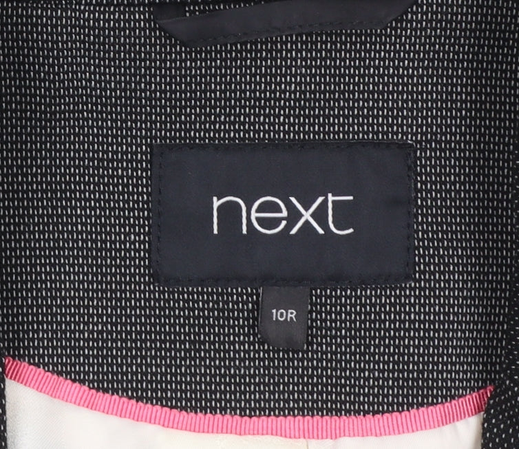 Next Women’s Black Size 10R Slim Fit Single-Breasted Blazer