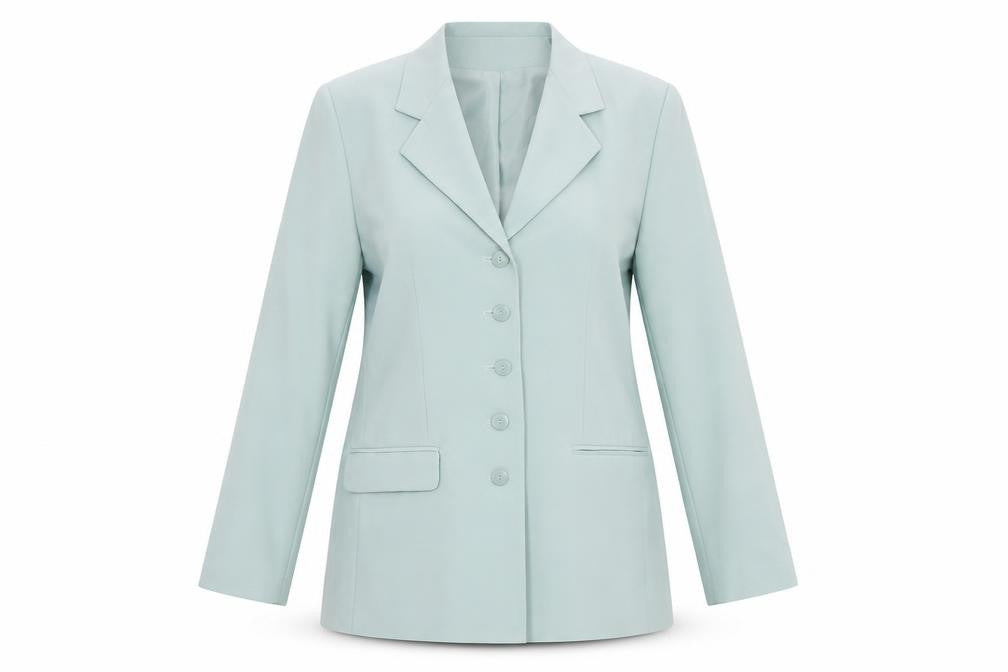 Modern Classics Women's Green Blazer Jacket Size 12 Regular Fit