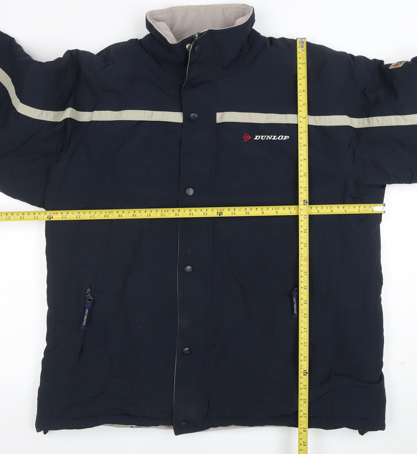 Dunlop Men Blue XL Puffer Jacket Windproof Water Resistant