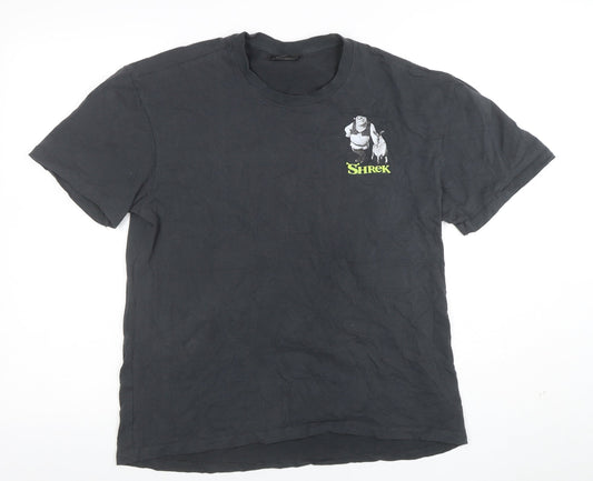 DreamWorks Shrek Black Graphic Men’s T-Shirt Size S Movie Print