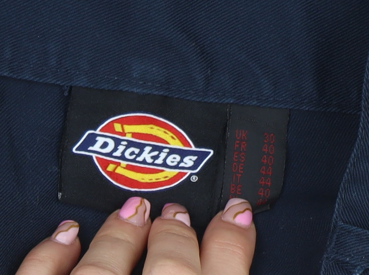Dickies Mens Blue Cargo Work Shorts Size 30 Regular Fit