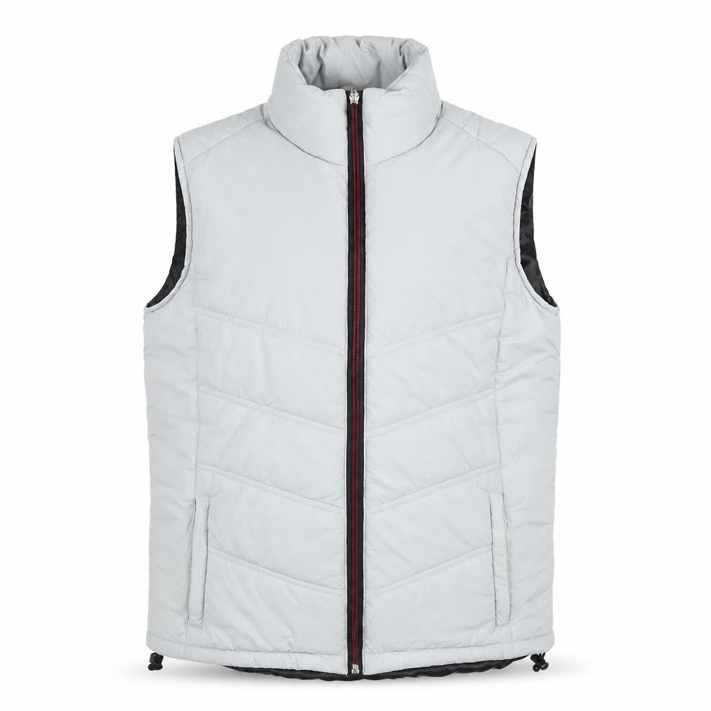 Slazenger Men's Grey L Bodywarmer Waistcoat Polyester Zip Padded