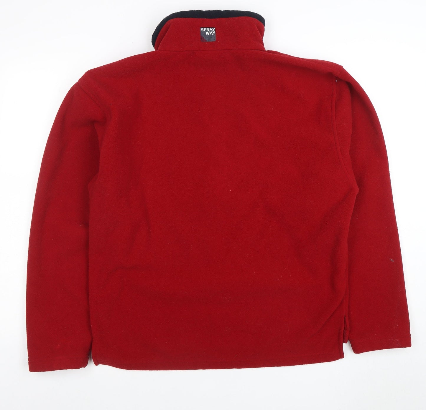 Sprayway Men’s Red Fleece 1/4 Zip Outdoor Jacket Size M