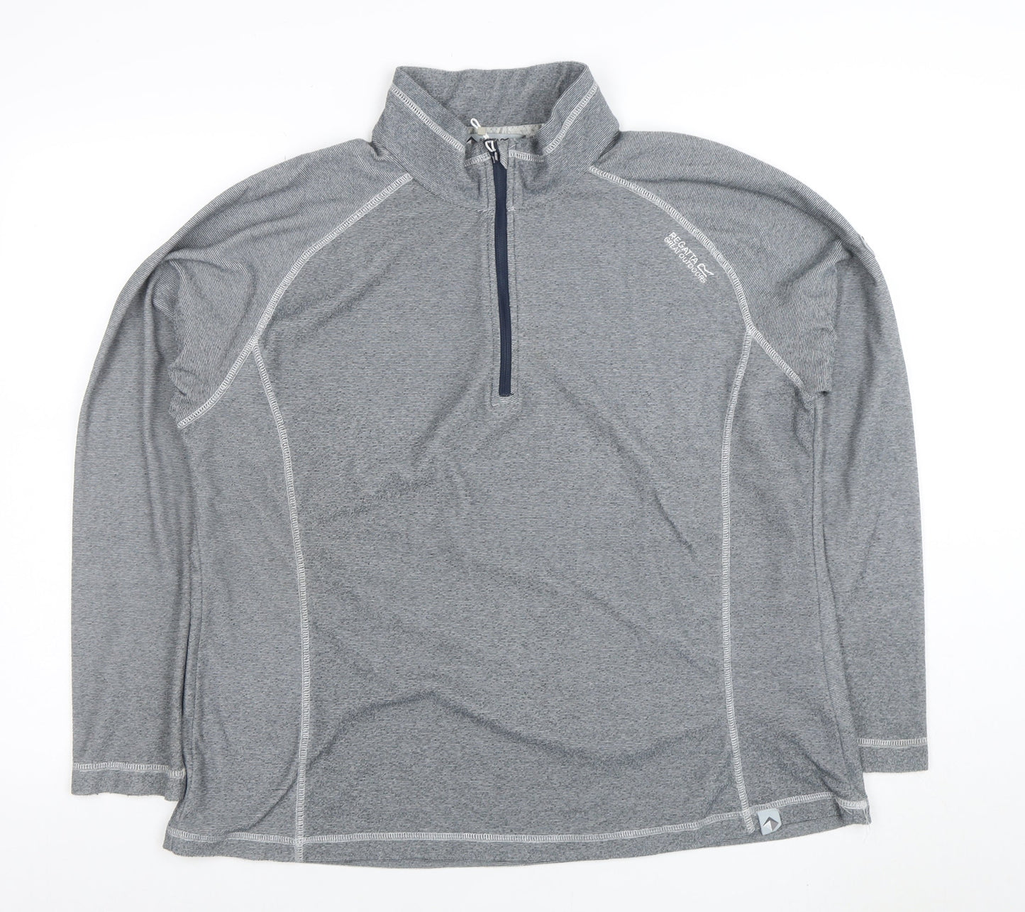 Regatta Great Outdoors Women's Grey Half Zip Pullover Sweatshirt Size 16