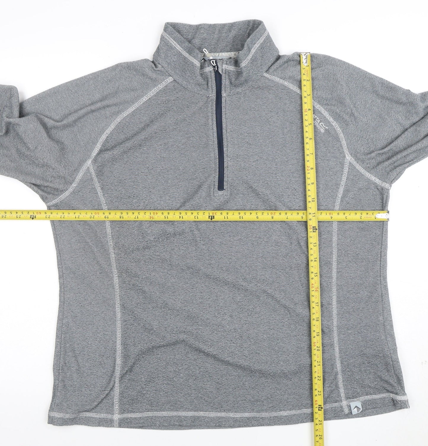 Regatta Great Outdoors Women's Grey Half Zip Pullover Sweatshirt Size 16