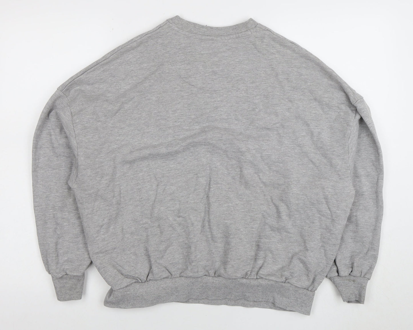 Chelsea Peers Women Grey Small Crew Neck Pullover Sweatshirt