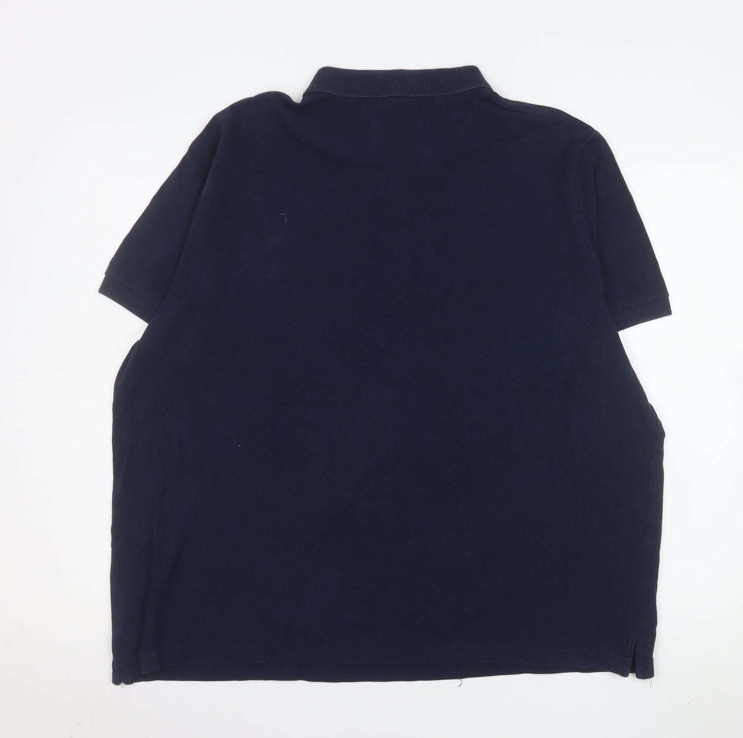Jacamo Men's Blue 1XL Cotton Short Sleeve Polo Shirt