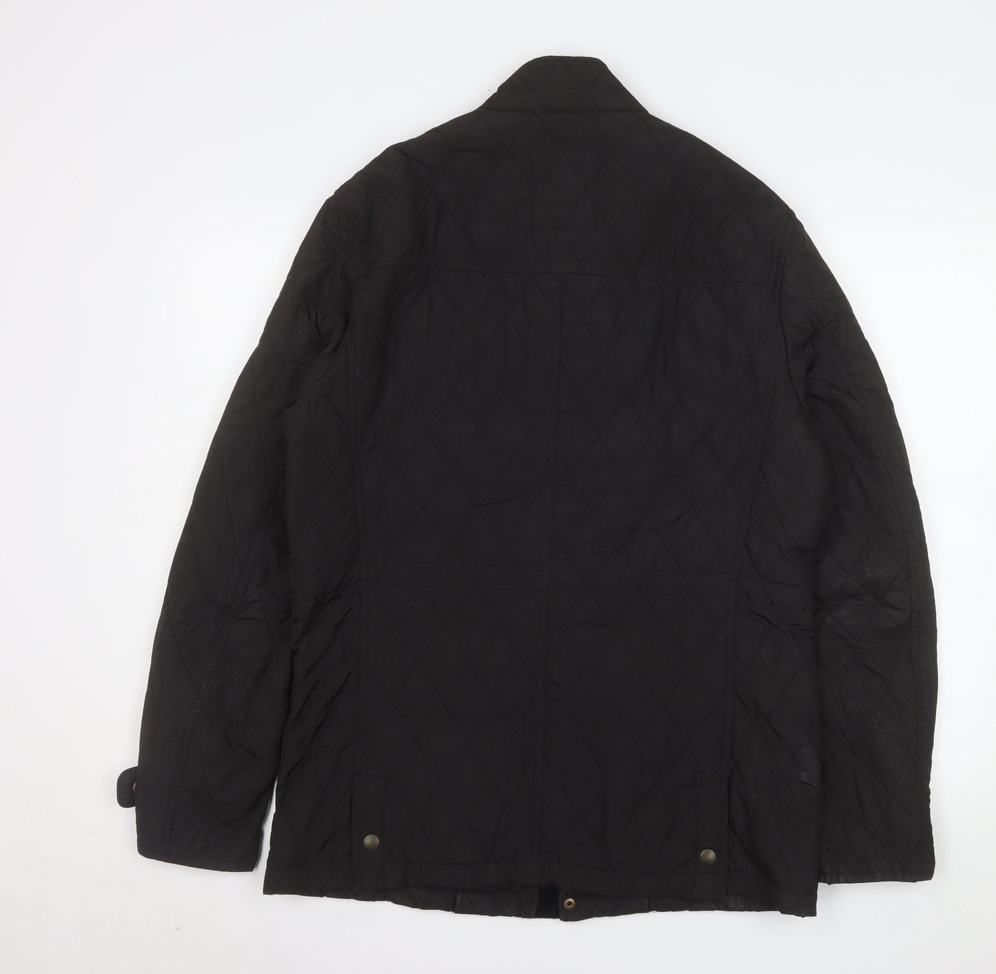 Marks and Spencer Blue Harbour Men's Black Quilted Jacket Size S