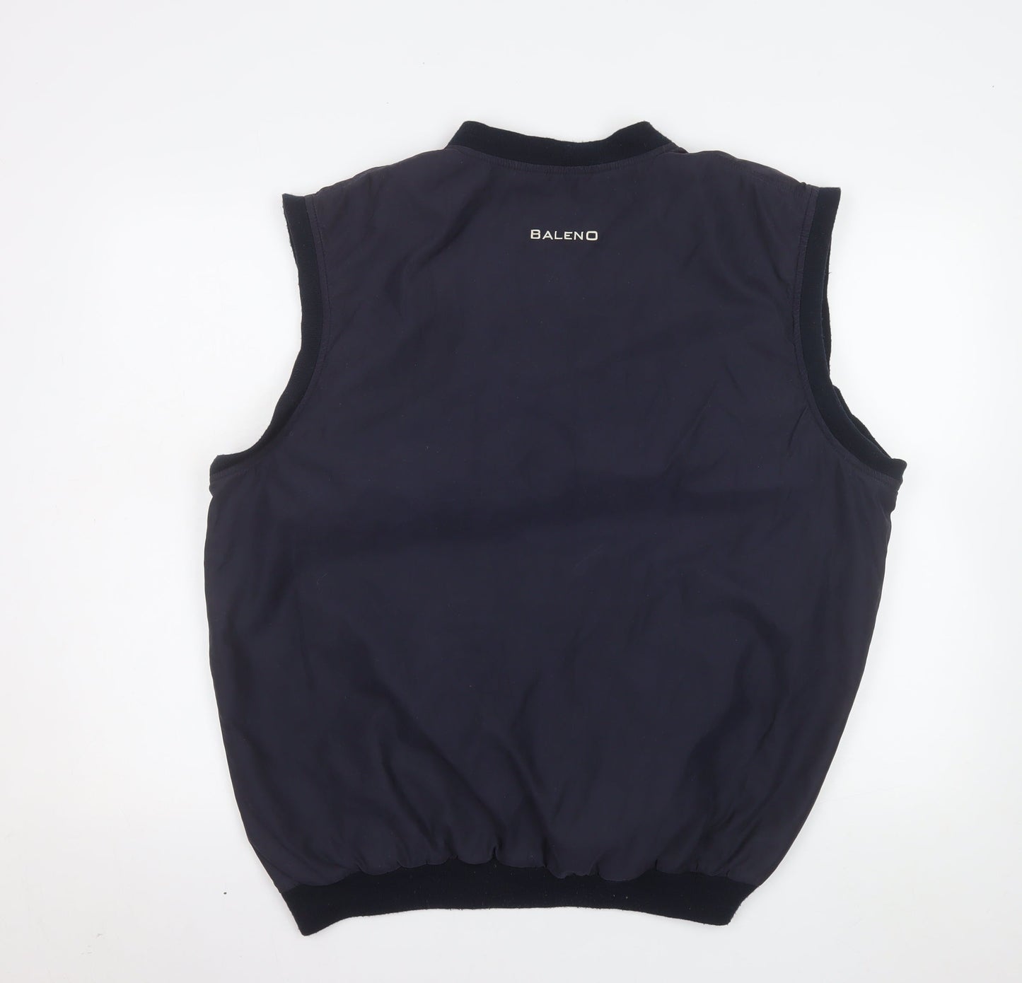 Baleno Men's Blue 2XL V-Neck Golf Vest Sleeveless Sweatshirt