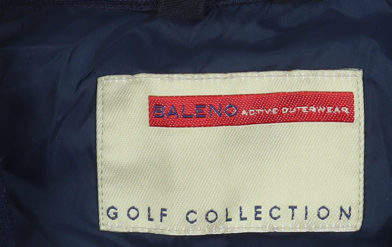 Baleno Men's Blue 2XL V-Neck Golf Vest Sleeveless Sweatshirt