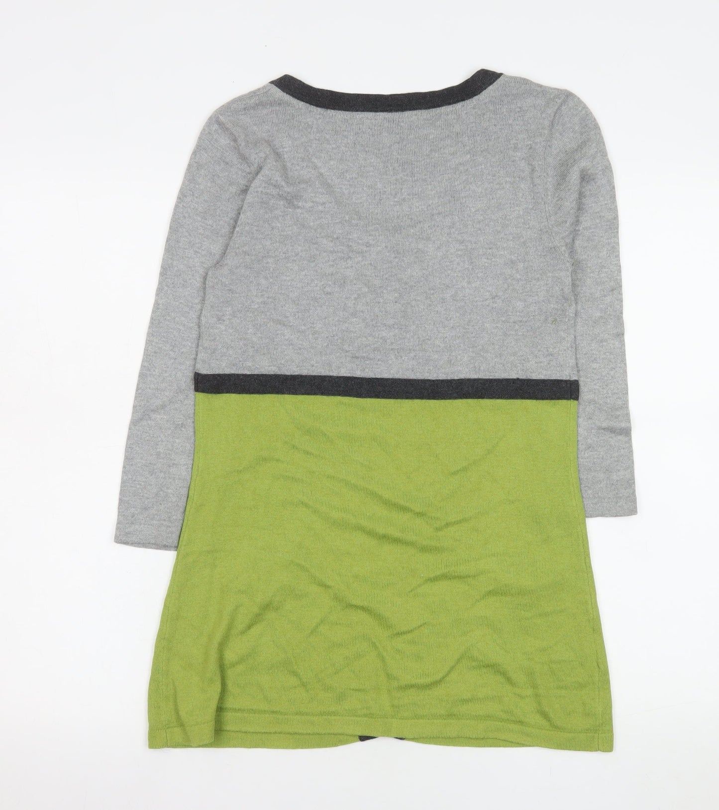 Laura Ashley Women’s Grey & Green Knit Cardigan UK 10