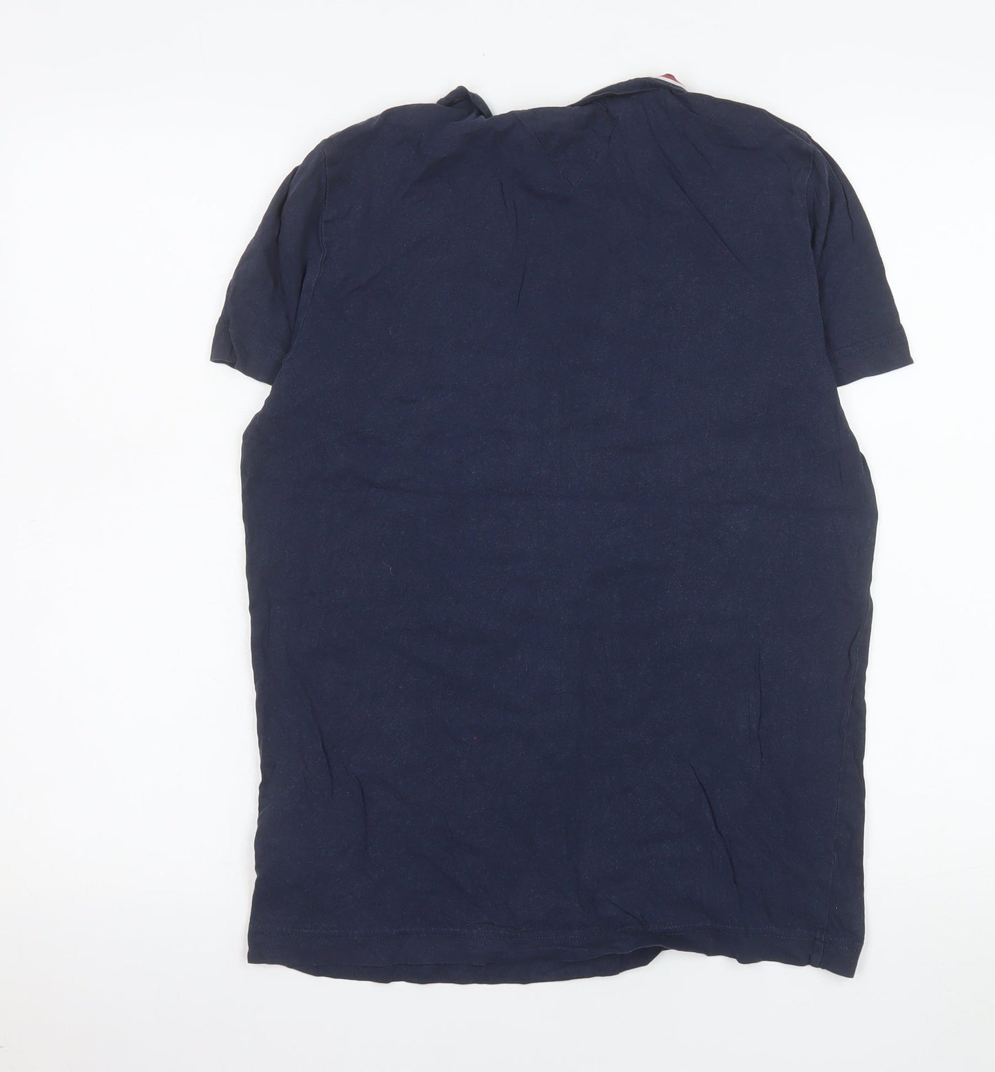 Tommy Hilfiger Men's Navy Blue Graphic Print Short Sleeve T-Shirt Size S