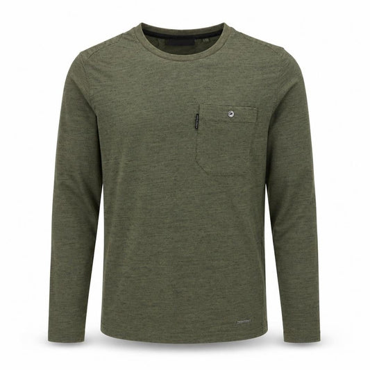 Dissident Men's Small Green Long Sleeve Cotton Blend Casual Shirt