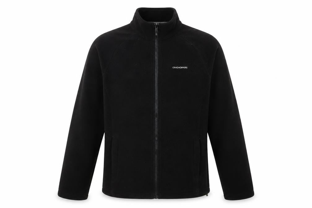 Craghoppers Men's Black Fleece Full Zip Jacket Size S