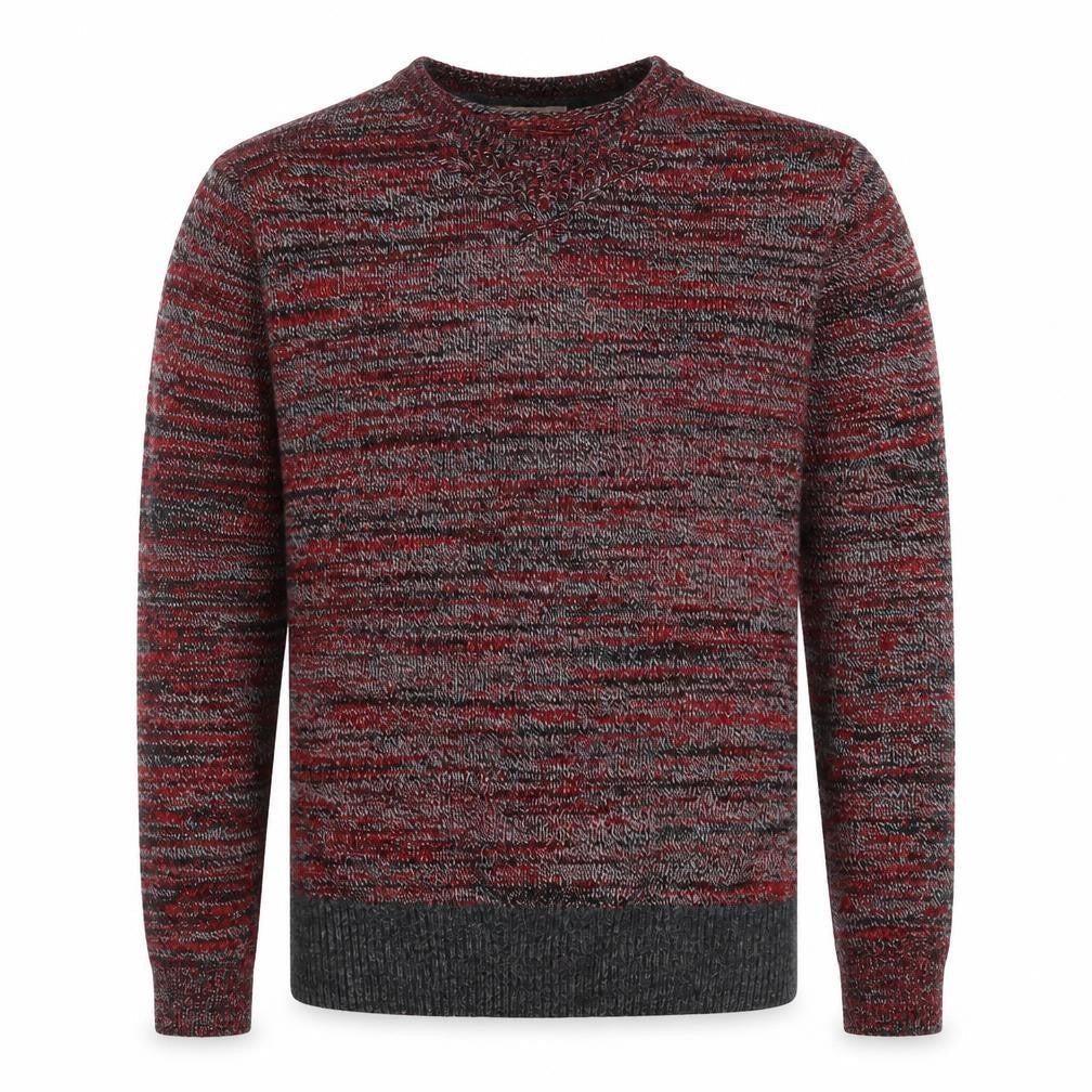 Barons of England Mens Multicoloured L Crew Neck Knit Pullover Jumper