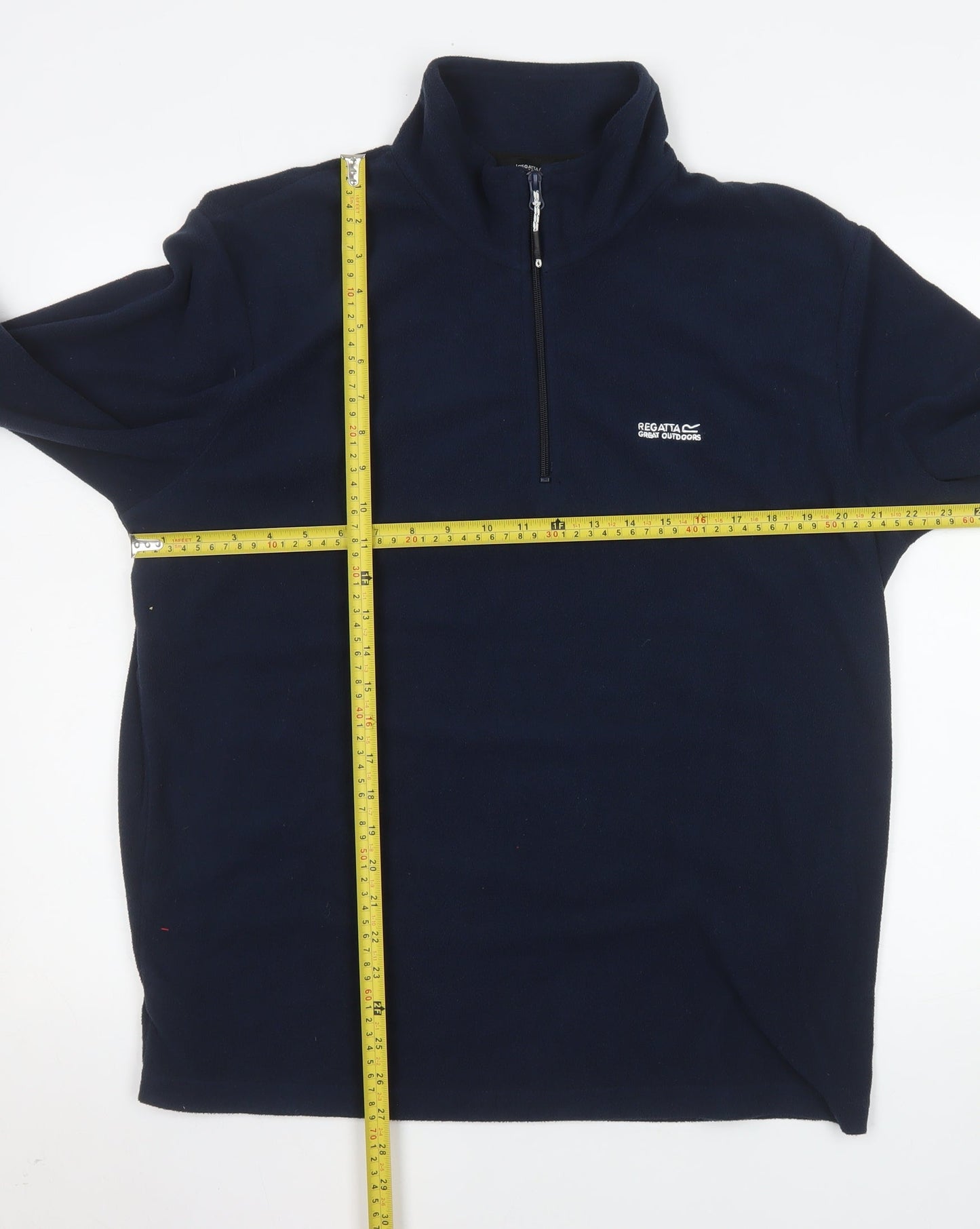 Regatta Men's Blue Fleece 1/2 Zip Pullover Sweatshirt Size L