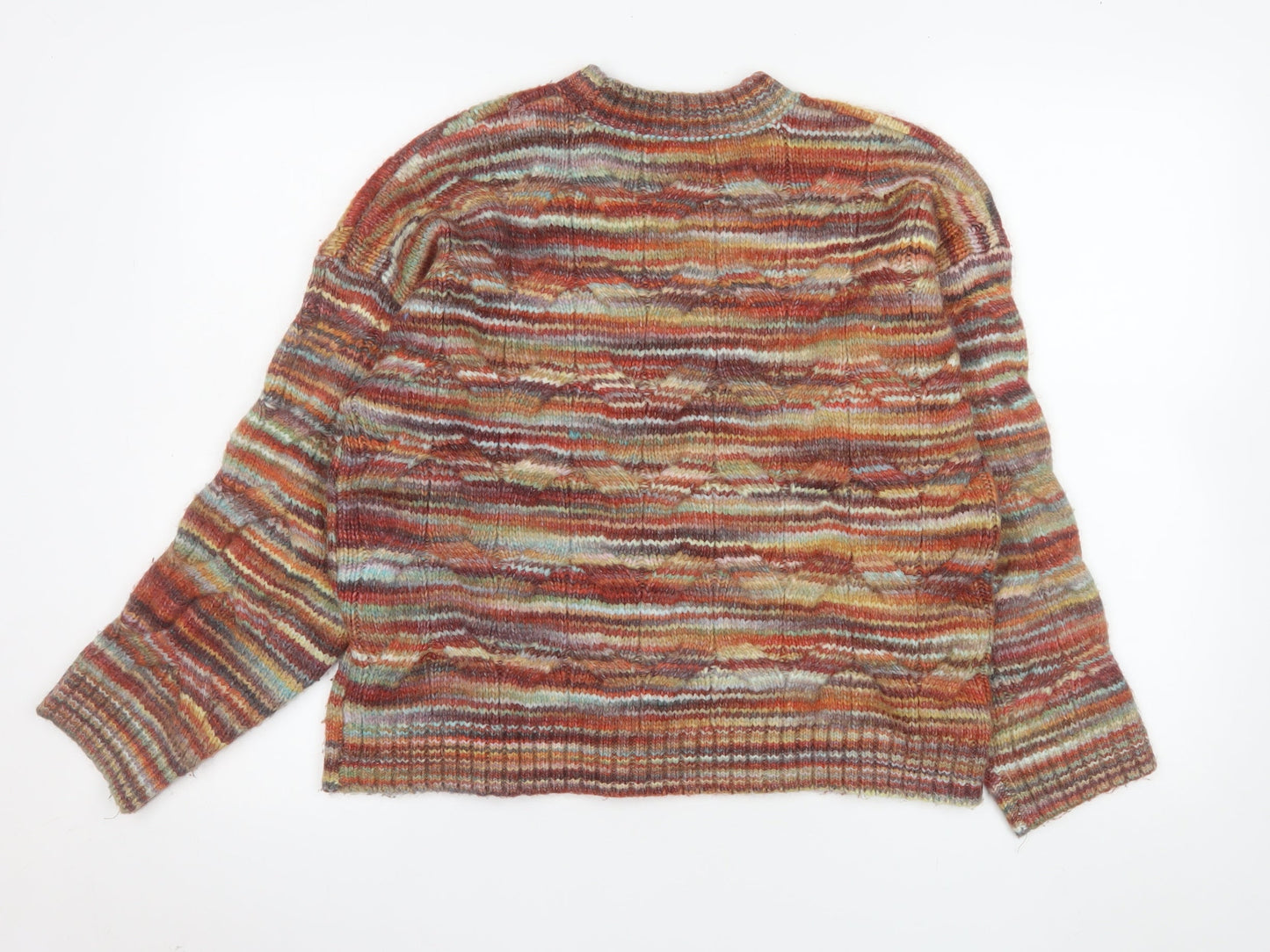 Next Women's Multicoloured Acrylic Knit Pullover Jumper M