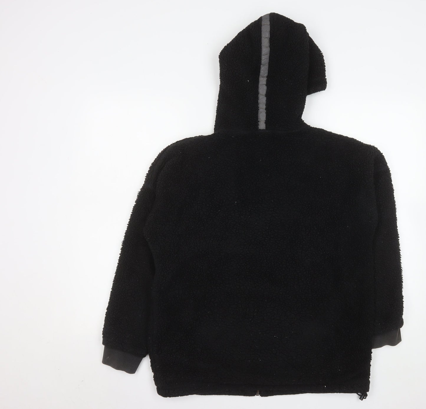 Puma Men's Black Hooded Fleece Jacket Size S Full Zip Casual