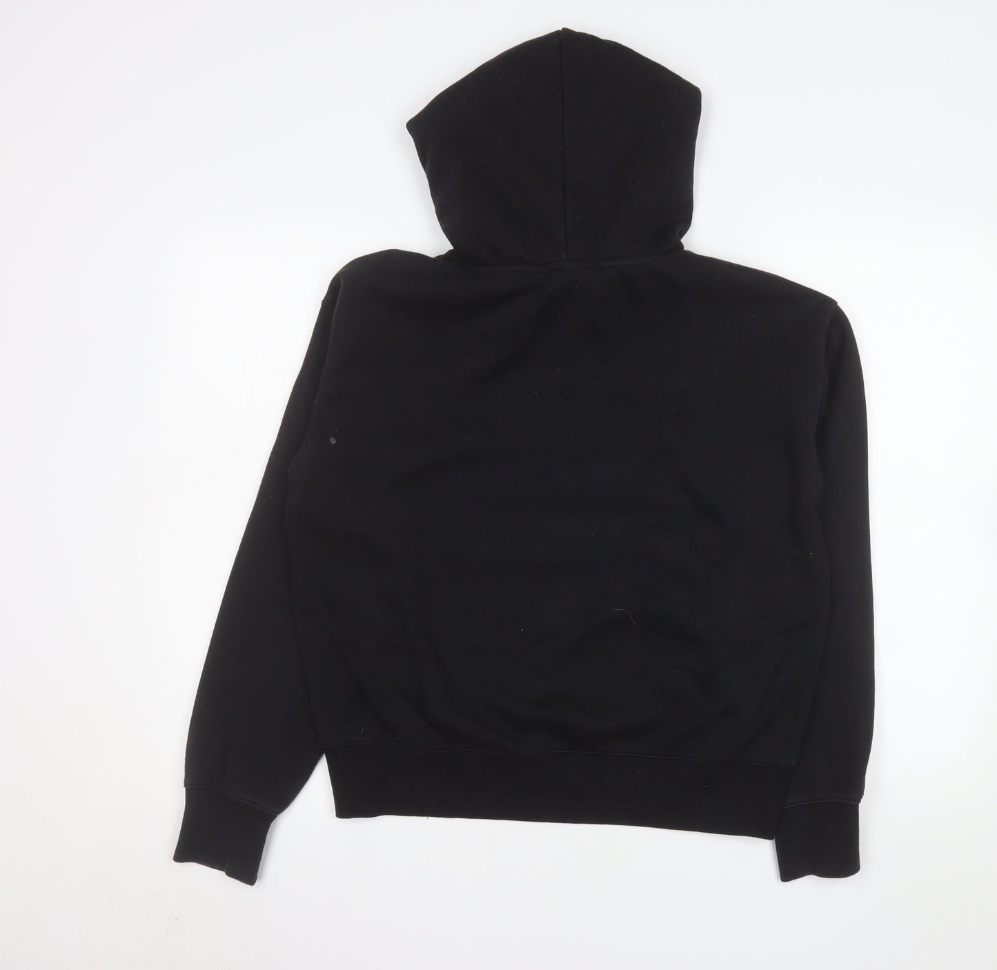 Champion Men's Black Pullover Hoodie Medium Fleece Logo Sweatshirt