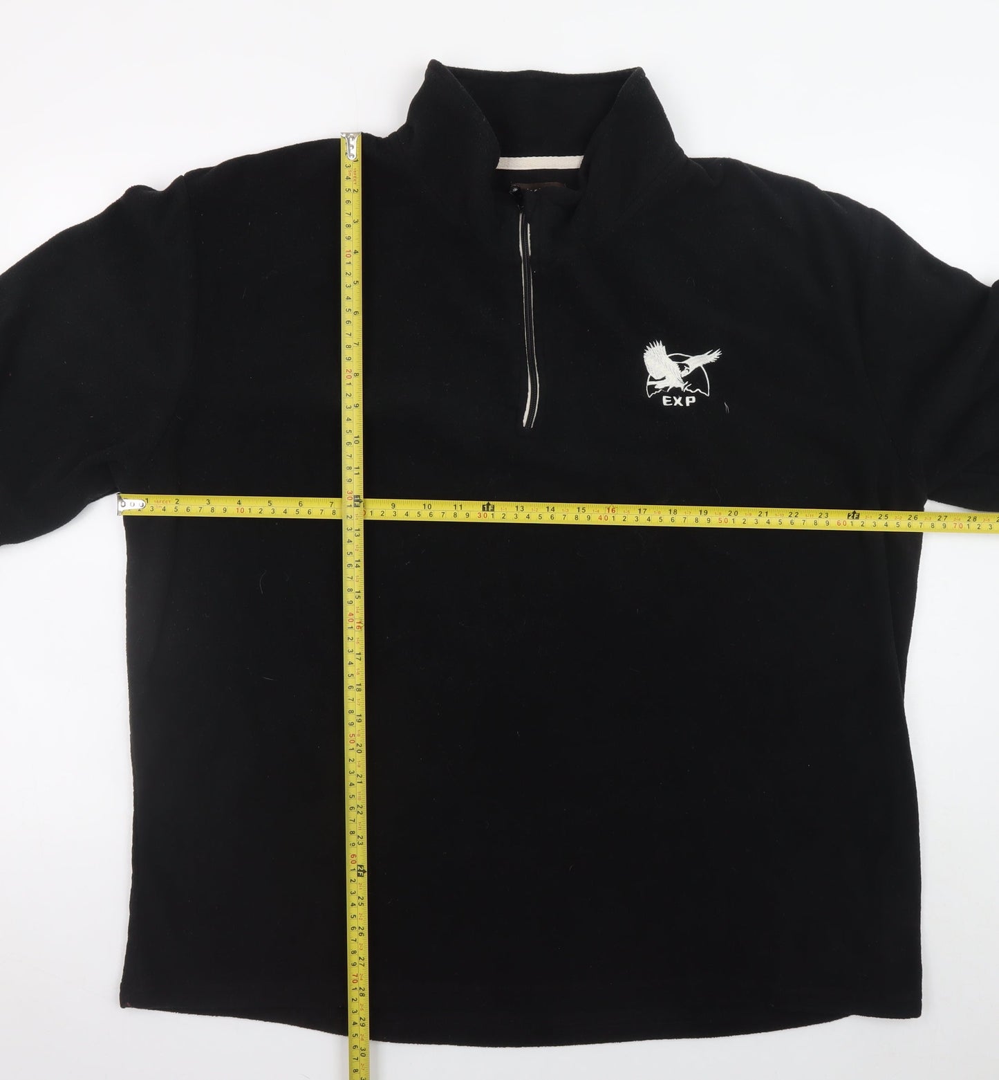 Atlas For Men Black 4XL Fleece 1/4 Zip Pullover Sweatshirt