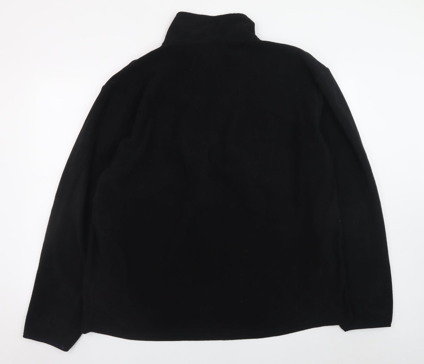 Atlas For Men Black 4XL Fleece 1/4 Zip Pullover Sweatshirt