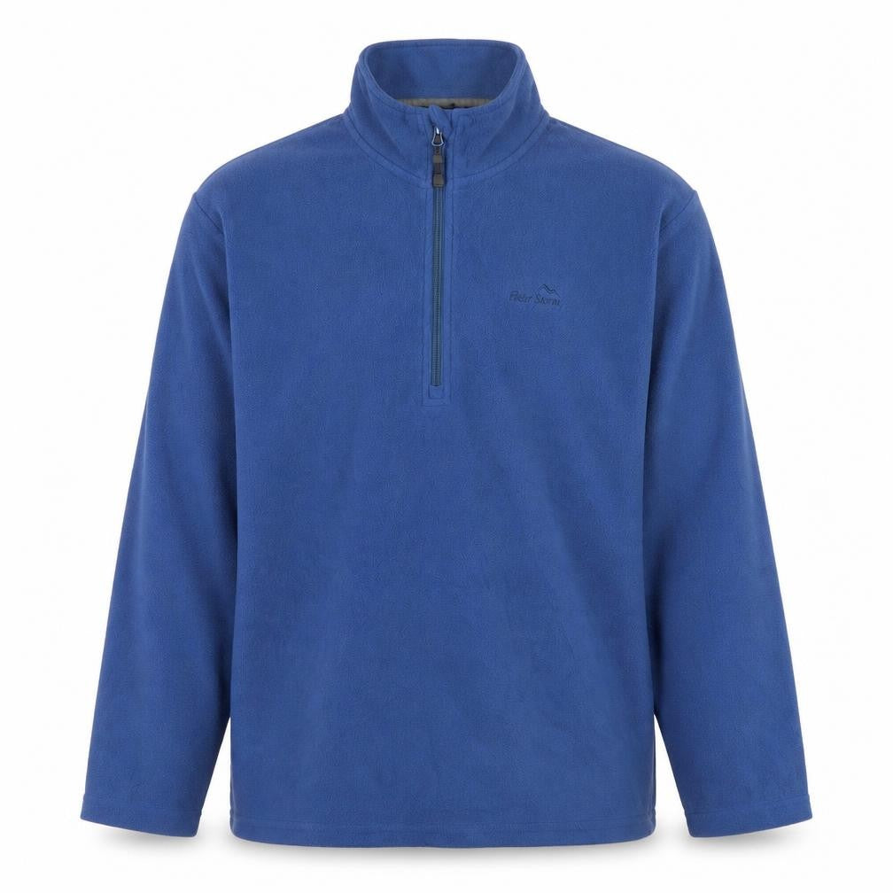 Peter Storm Men Blue XL Fleece 1/4 Zip Lightweight Jacket