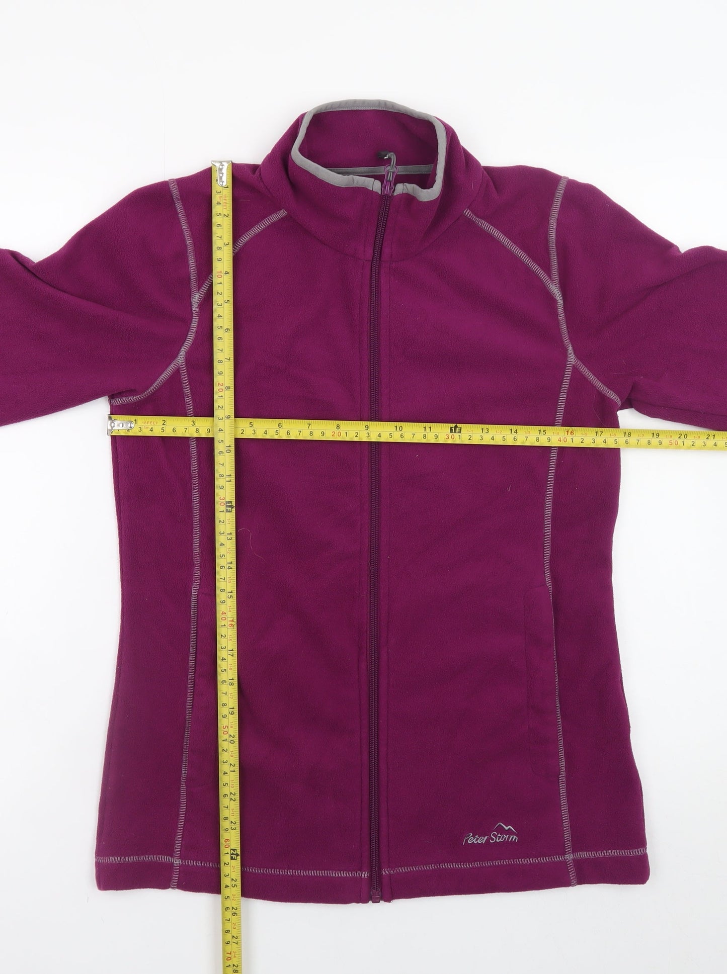 Peter Storm Women's Purple Fleece Full Zip Jacket Size 10