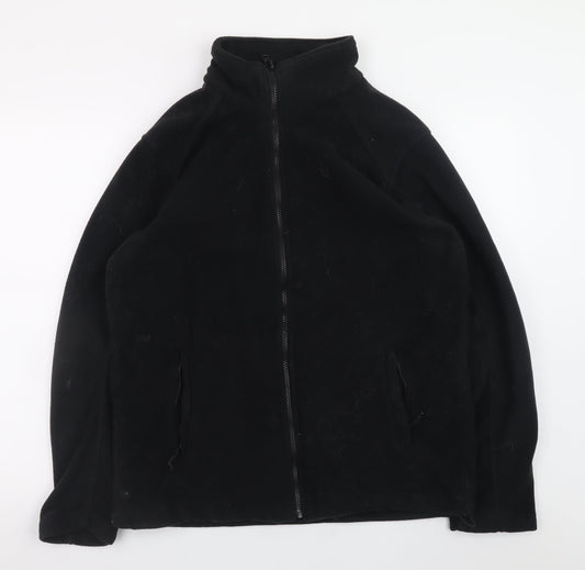 Mountain Warehouse Men's Black Fleece Full Zip Jacket M