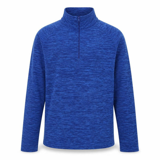 Mountain Warehouse Men's Blue 1/4 Zip Fleece Sweatshirt S