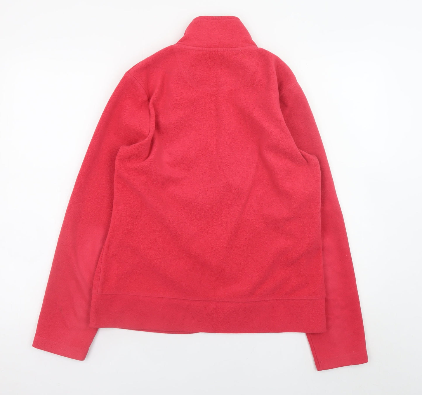 Maine New England Women's Red Fleece Full Zip Jacket Size 12